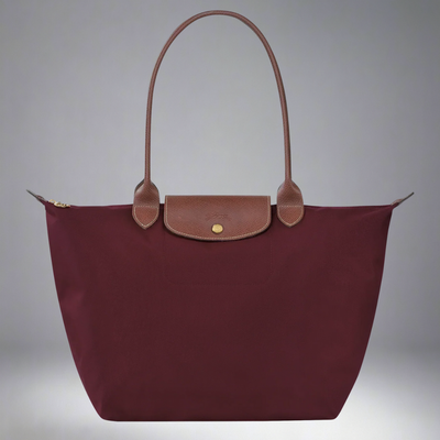 Longchamp - Large Le Pliage Tote, Burgundy