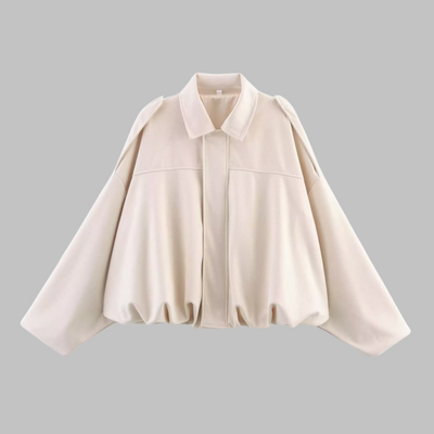 Claudette - Comfy Loose Fit Military Jacket