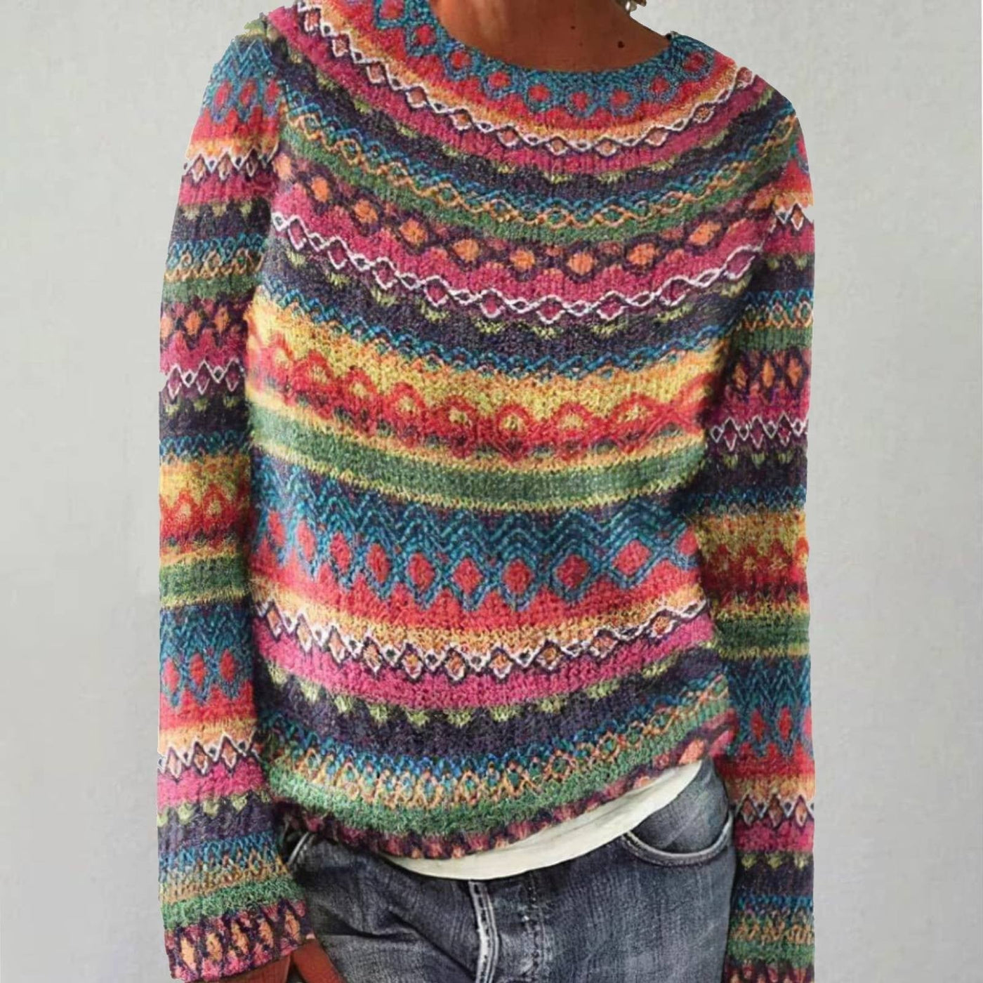 Brianna – Multicolour Knit Jumper