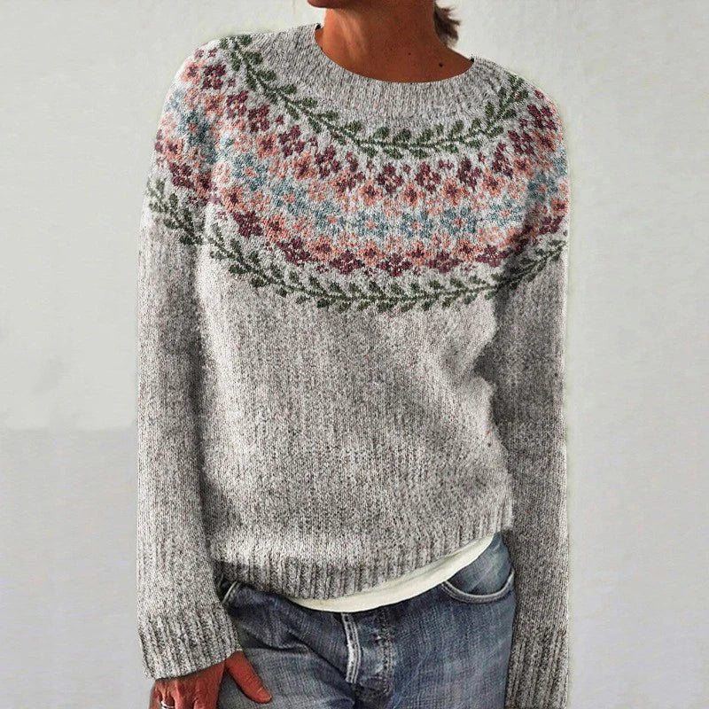 Leila – Botanical Yoke Jumper