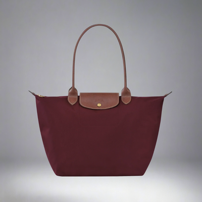 Longchamp - Large Le Pliage Tote, Burgundy